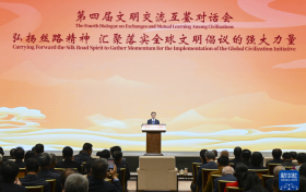 环球华服文化盛典华服文化展亮相第四届文明交流互鉴对话会